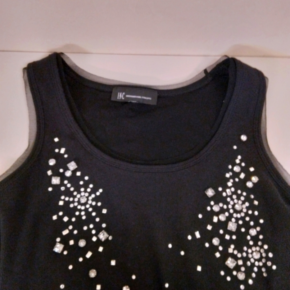 INC International Concepts Jeweled Tank Top - Picture 5 of 10